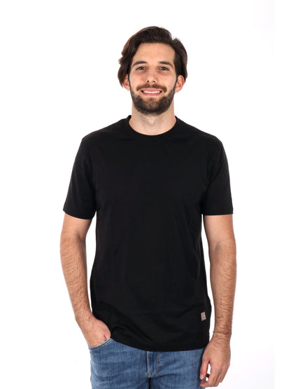 T-SHIRT GIANNI LUPO UOMO NERO