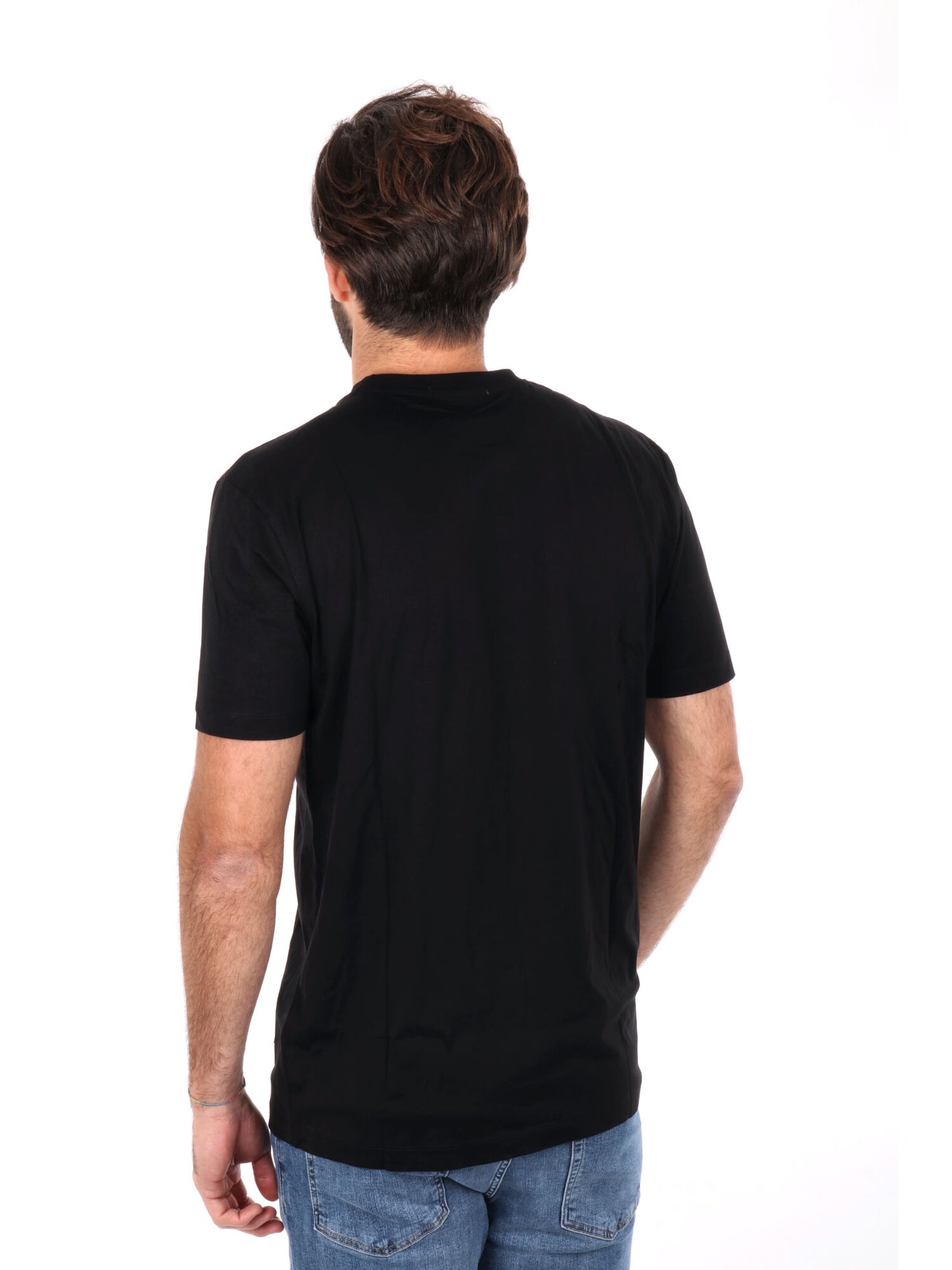 T-SHIRT GIANNI LUPO UOMO NERO
