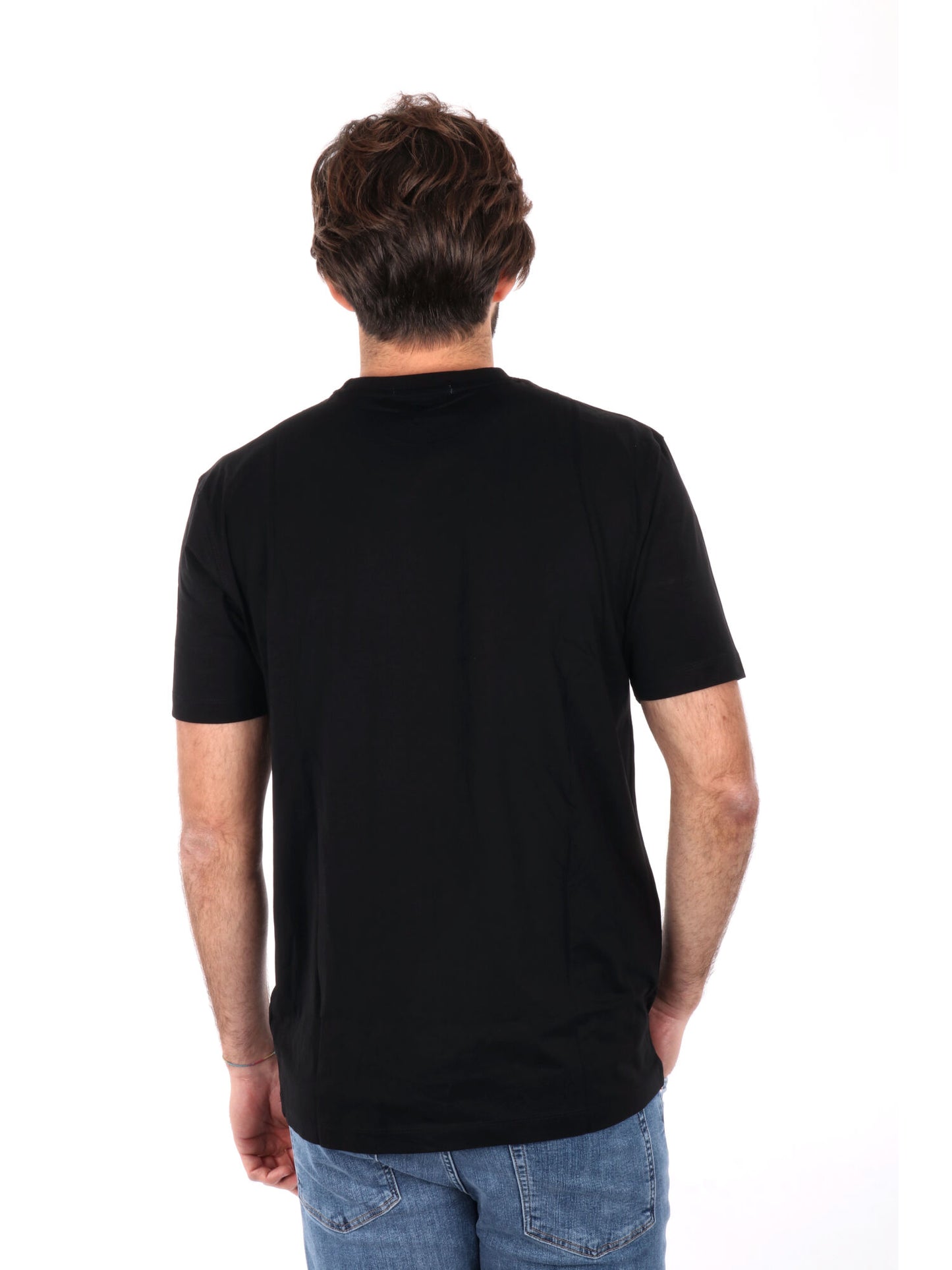 T-SHIRT GIANNI LUPO UOMO NERO