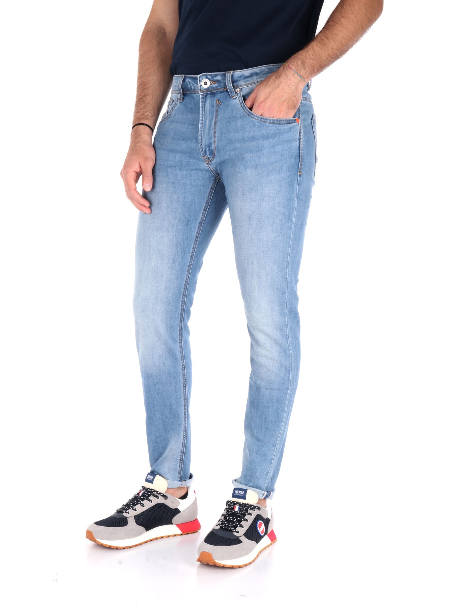 Jeans Kevin da uomo Gianni Lupo in denim casual