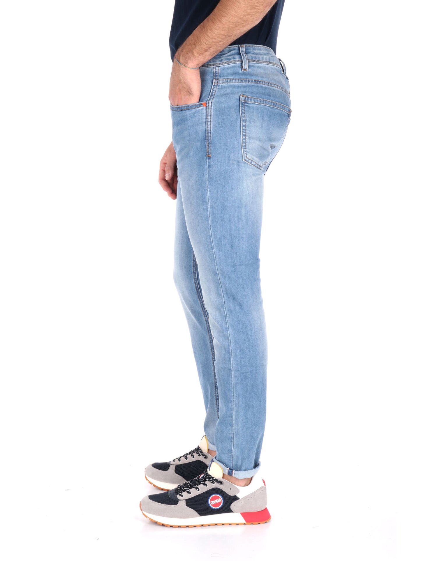 Jeans Kevin da uomo Gianni Lupo in denim casual