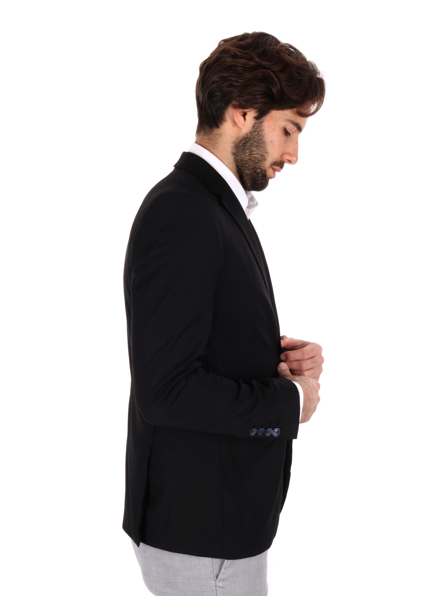 GIACCA MONOPETTO GIANNI LUPO UOMO NERO