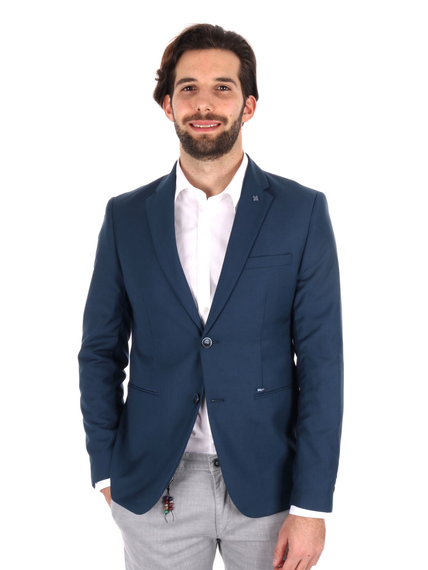 GIACCA MONOPETTO GIANNI LUPO UOMO DENIM