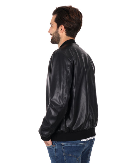 GIUBBINO BOMBER GIANNI LUPO UOMO NERO