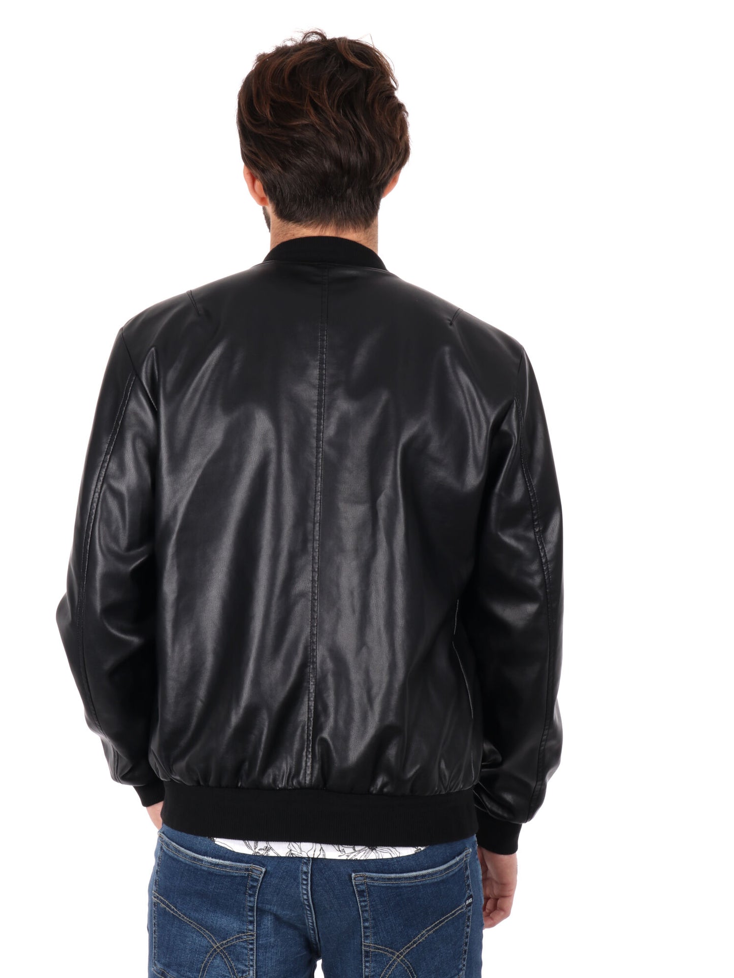 GIUBBINO BOMBER GIANNI LUPO UOMO NERO