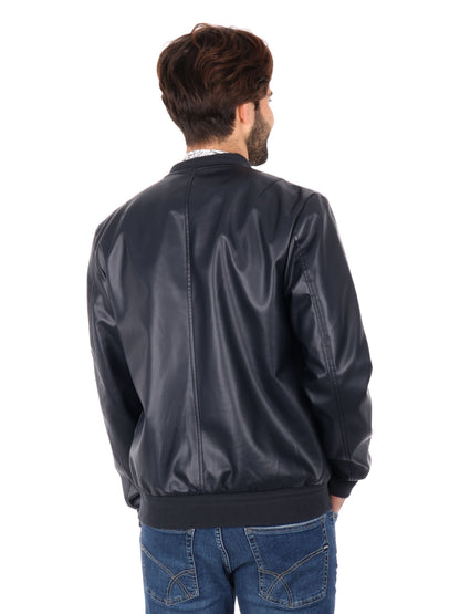 GIUBBINO BOMBER GIANNI LUPO UOMO BLU