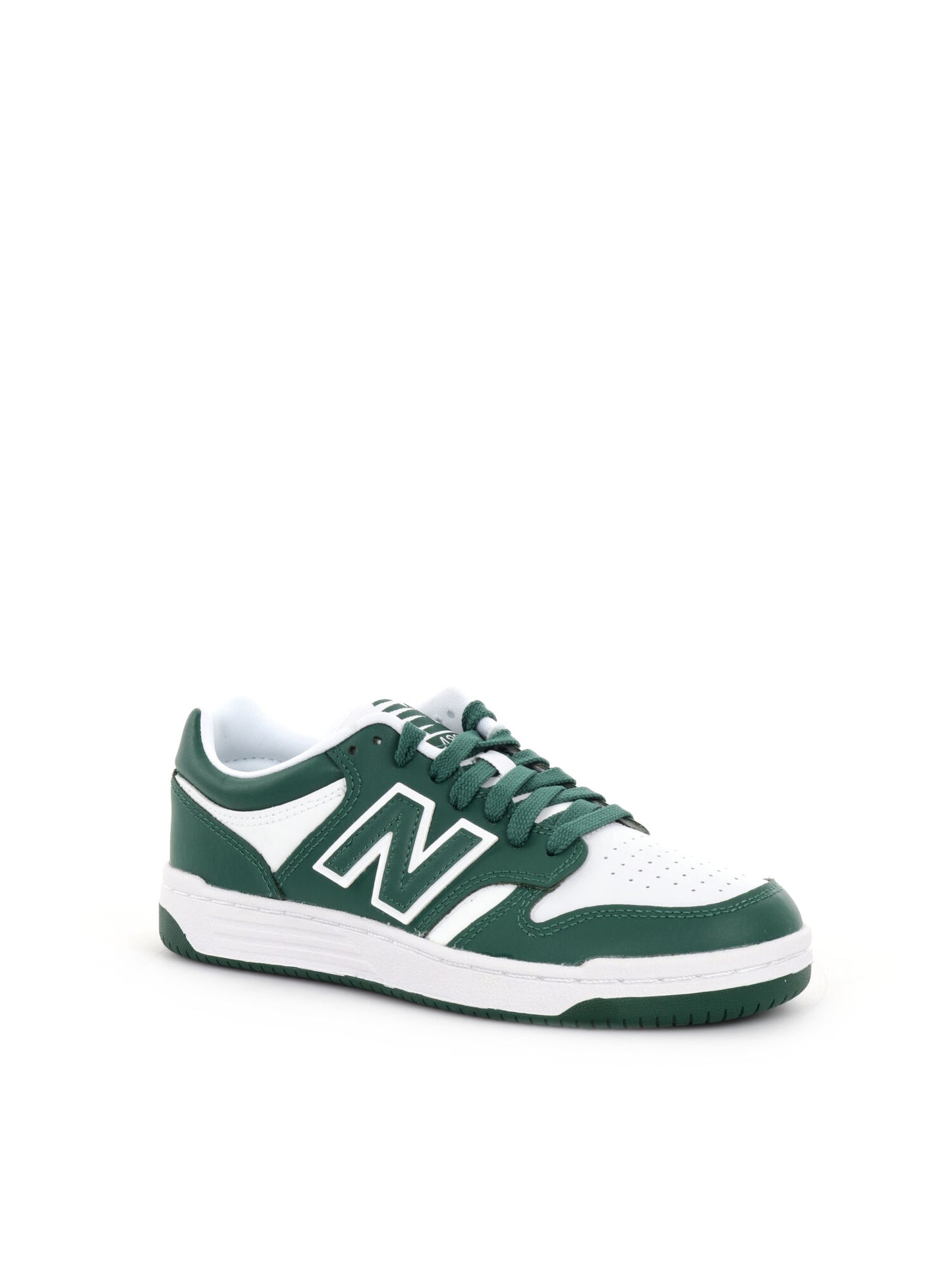 SNEAKERS NEW BALANCE 480 RAGAZZO BIANCO-VERDE