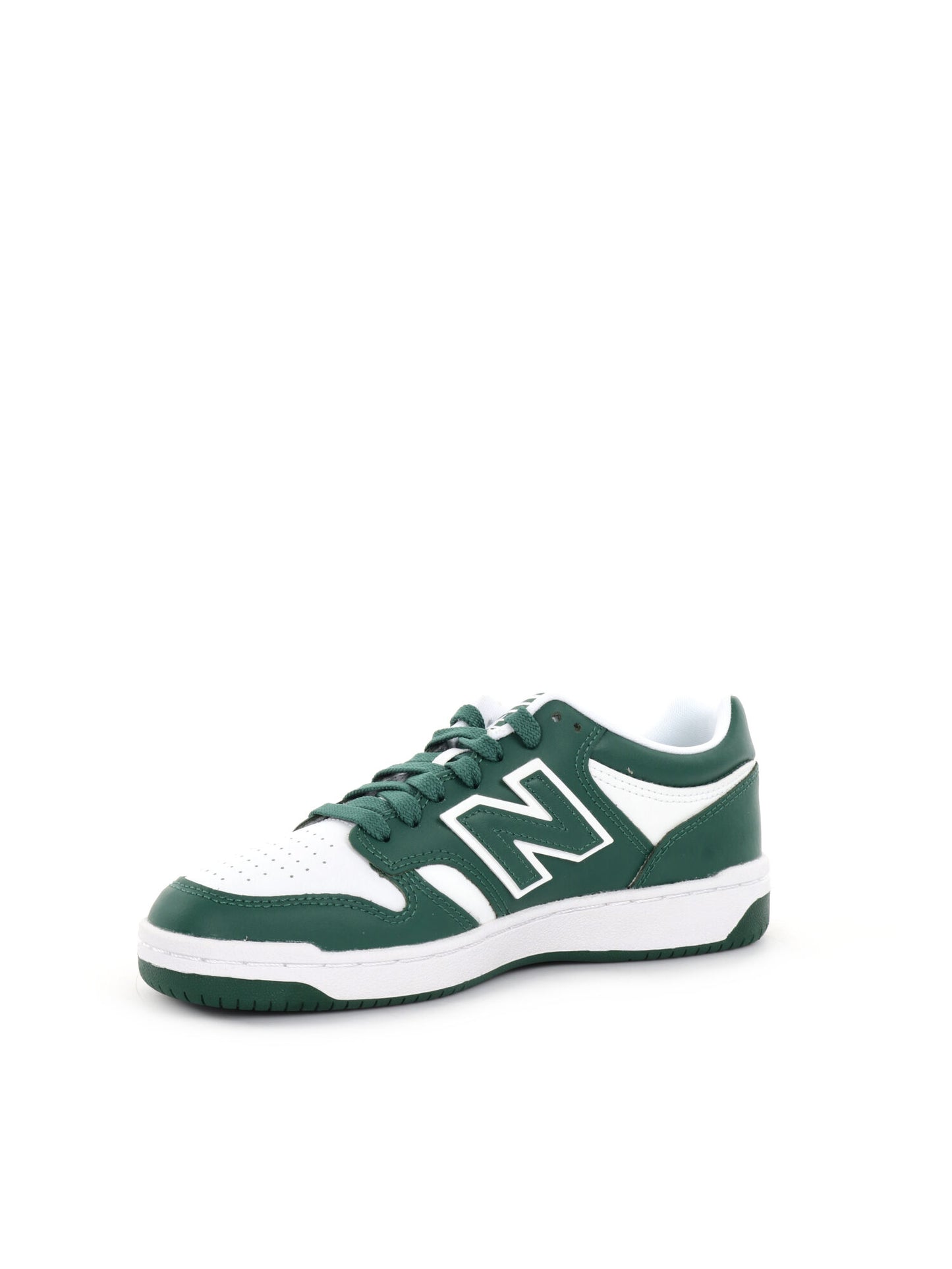 SNEAKERS NEW BALANCE 480 RAGAZZO BIANCO-VERDE