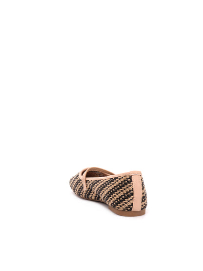 BALLERINA IN RAFIA CLYO' DONNA NERO BEIGE