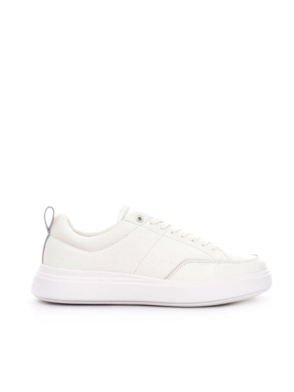 SNEAKERS LOW TOP LACE UP BASKET CALVIN KLEIN JEANS UOMO BIANCO