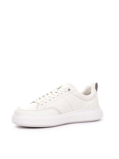 SNEAKERS LOW TOP LACE UP BASKET CALVIN KLEIN JEANS UOMO BIANCO