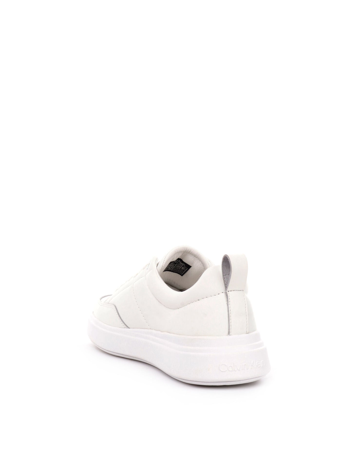 SNEAKERS LOW TOP LACE UP BASKET CALVIN KLEIN JEANS UOMO BIANCO