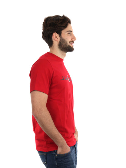 T-SHIRT GIROCOLLO JORDAN AIR DA UOMO ROSSO