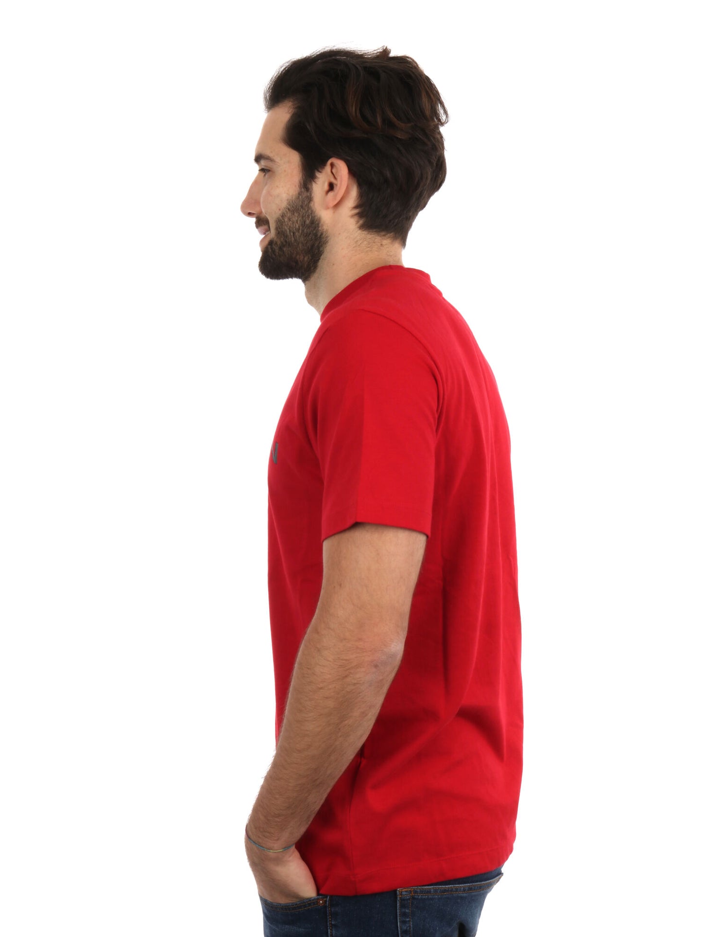 T-SHIRT GIROCOLLO JORDAN AIR DA UOMO ROSSO