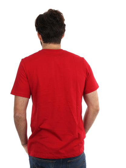T-SHIRT GIROCOLLO JORDAN AIR DA UOMO ROSSO