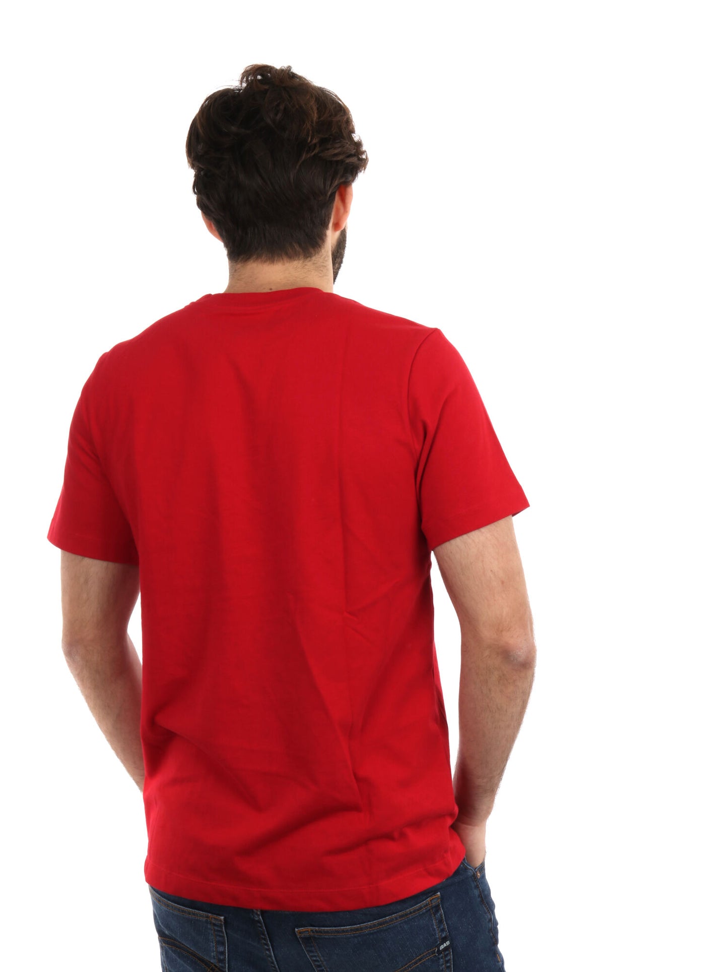 T-SHIRT GIROCOLLO JORDAN AIR DA UOMO ROSSO
