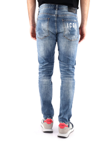 DENIM CON CATENA ICON UOMO JEANS