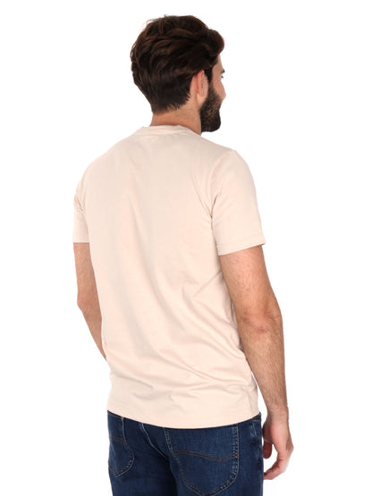 T-SHIRT BASIC CON MAXI LOGO ICON UOMO AVORIO