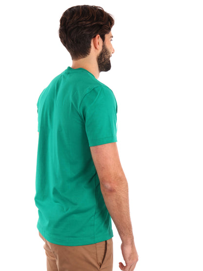 T-SHIRT BASIC CON MAXI LOGO ICON UOMO VERDE