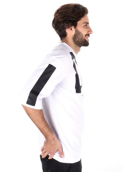 T-SHIRT MAXI LOGO ICON UOMO BIANCO