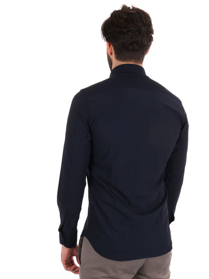 CAMICIA PERFORMANCE OXFORD FB UOMO BLU