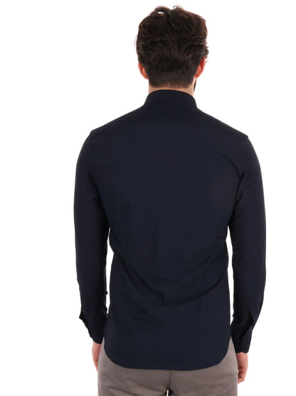 CAMICIA PERFORMANCE OXFORD FB UOMO BLU