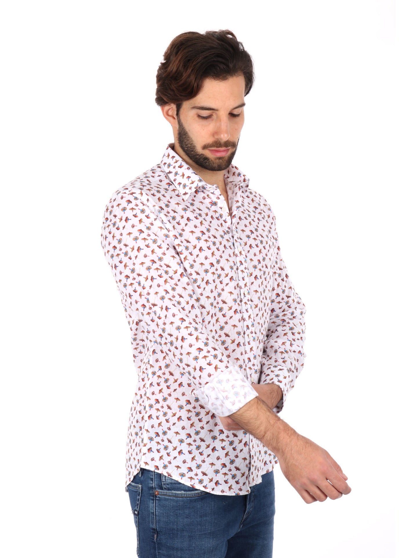 CAMICIA ISPICA FB UOMO BIANCO