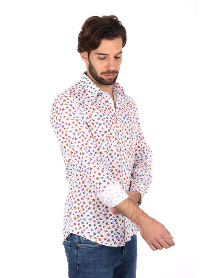 CAMICIA ISPICA FB UOMO BIANCO