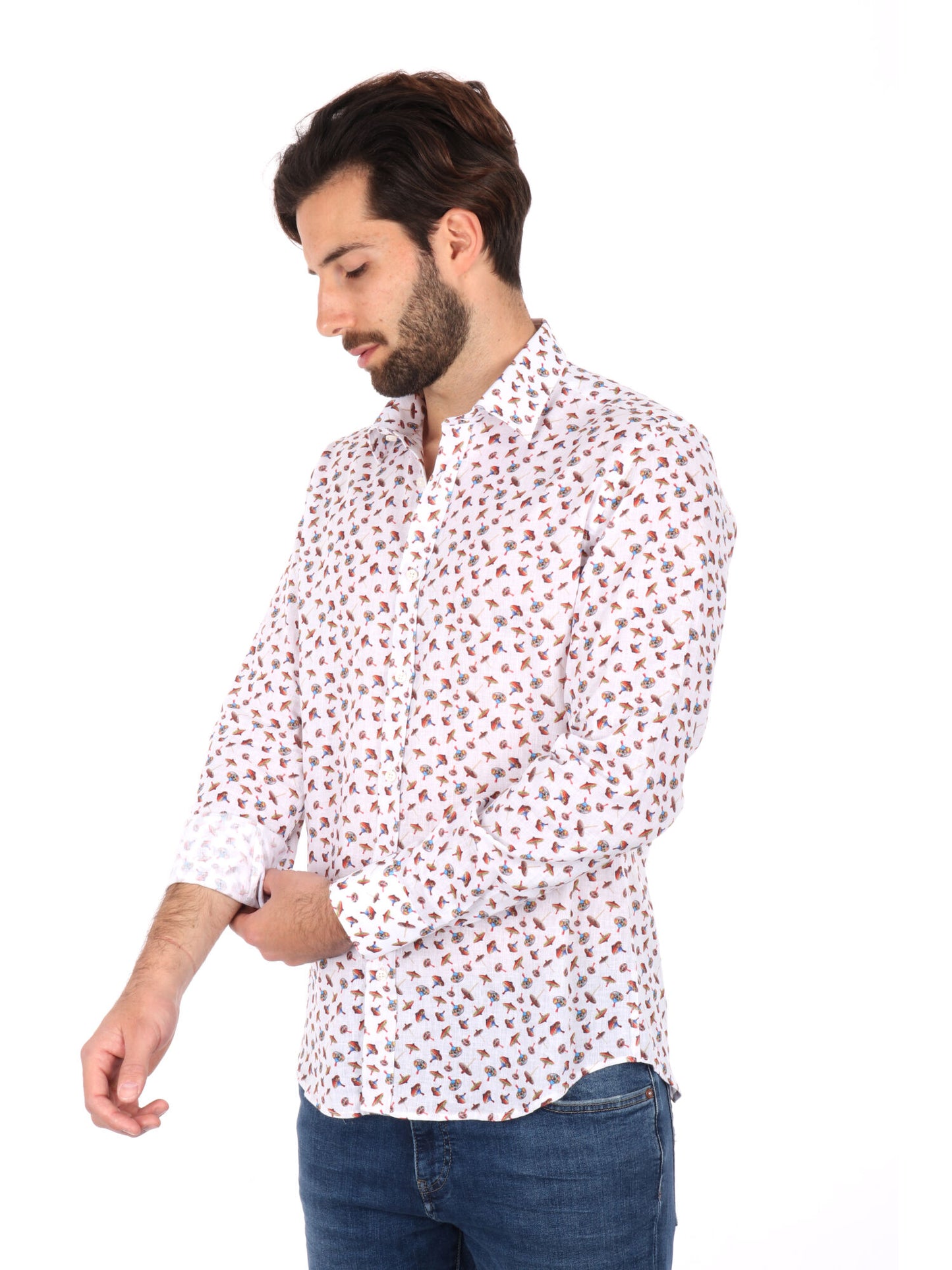 CAMICIA ISPICA FB UOMO BIANCO