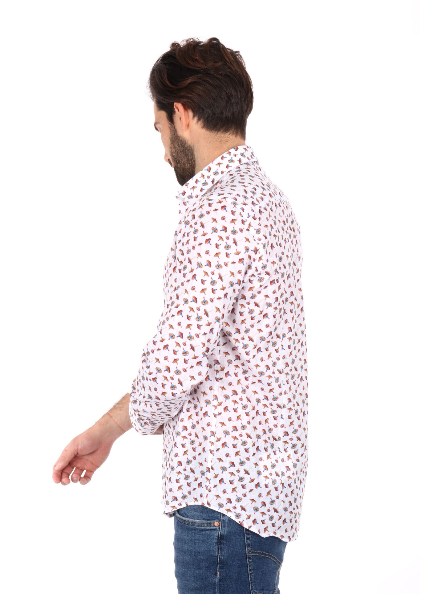 CAMICIA ISPICA FB UOMO BIANCO