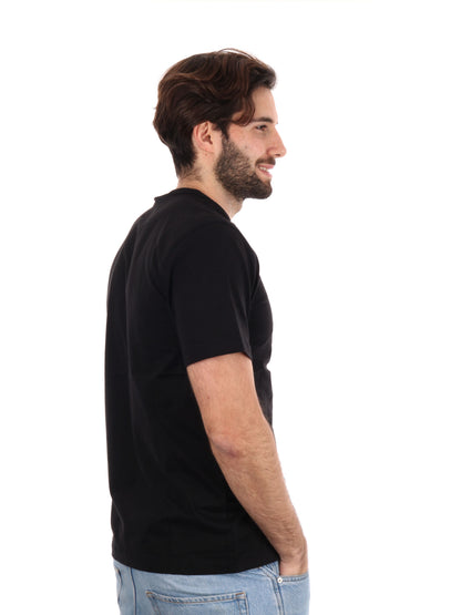 T-SHIRT BADGE REGULAR TEE CALVIN KLEIN JEANS UOMO NERO