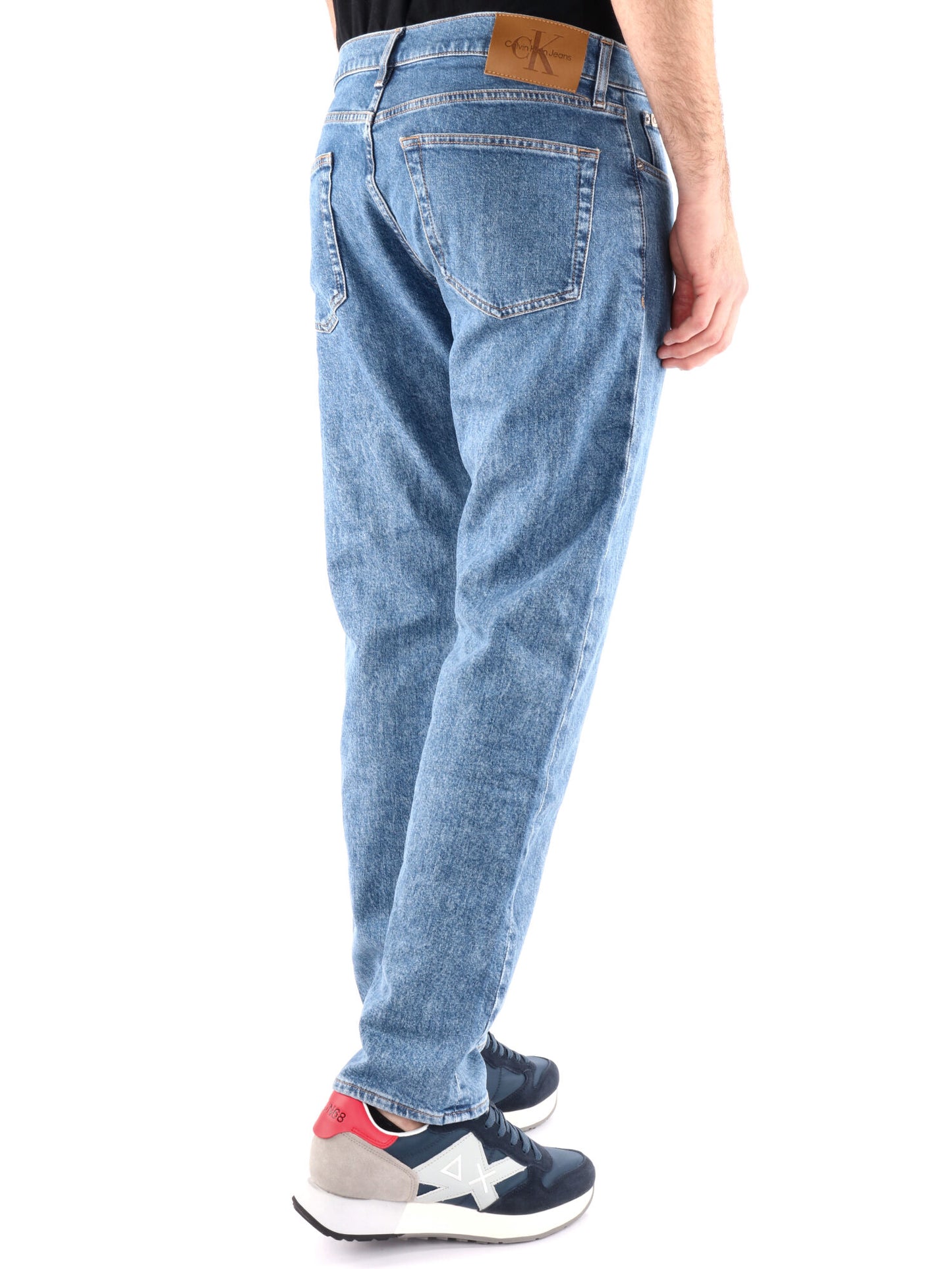 DENIM SLIM STRAIGHT CALVIN KLEIN JEANS UOMO JEANS