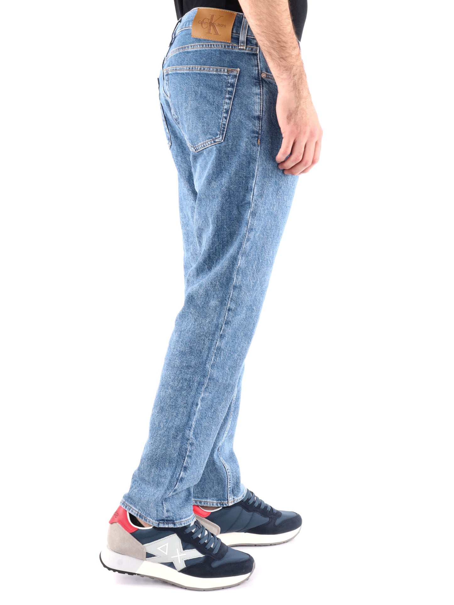 DENIM SLIM STRAIGHT CALVIN KLEIN JEANS UOMO JEANS