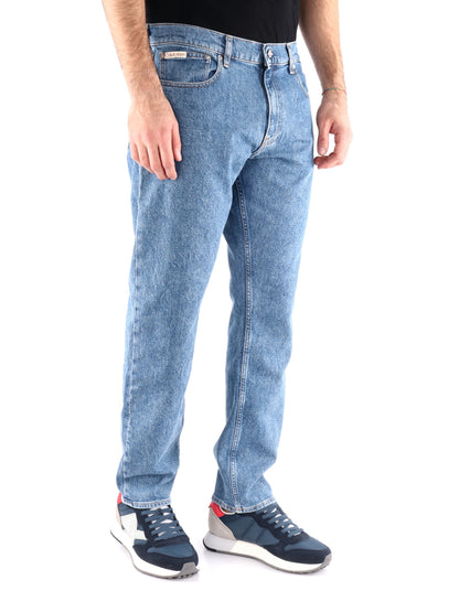 DENIM SLIM STRAIGHT CALVIN KLEIN JEANS UOMO JEANS