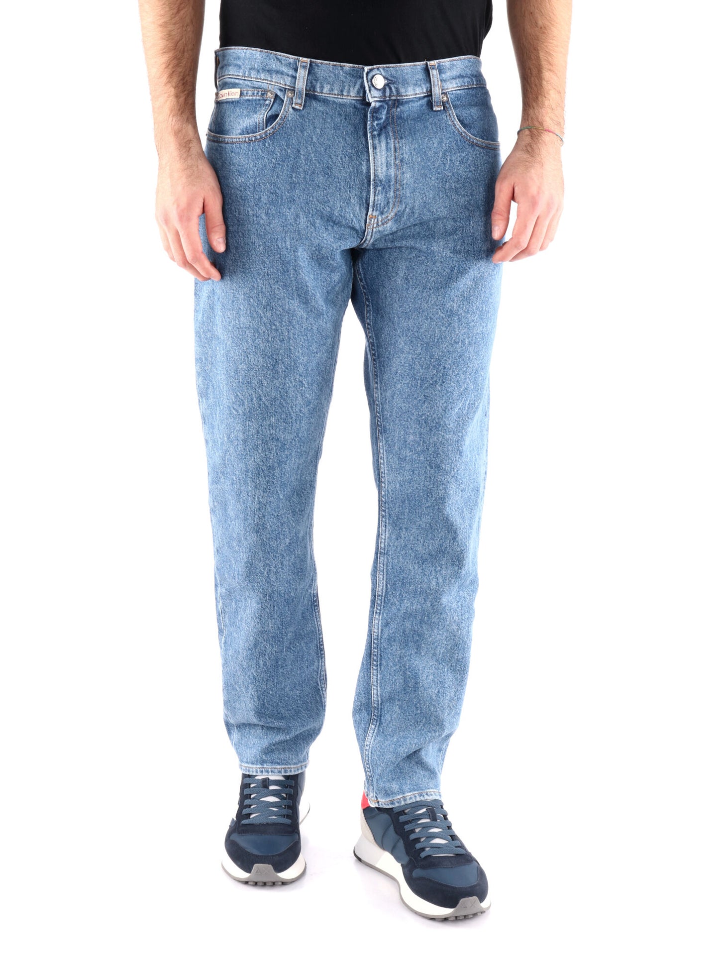 DENIM SLIM STRAIGHT CALVIN KLEIN JEANS UOMO JEANS