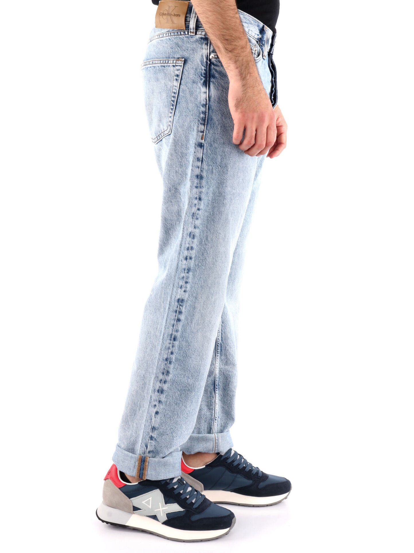 DENIM STANDARD STRAIGHT CALVIN KLEIN JEANS UOMO JEANS CHIARO