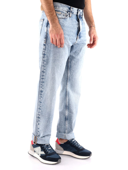 DENIM STANDARD STRAIGHT CALVIN KLEIN JEANS UOMO JEANS CHIARO