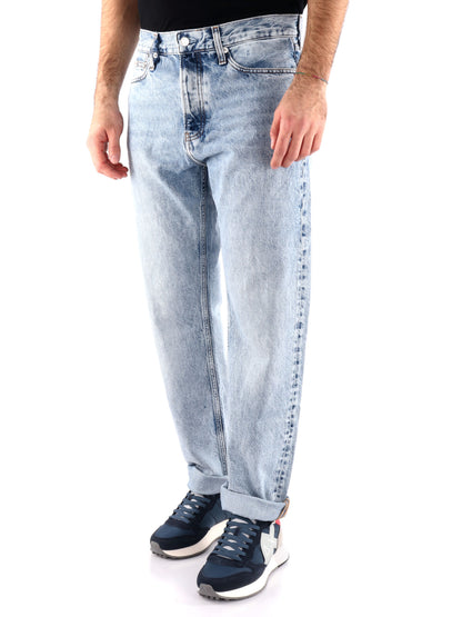 DENIM STANDARD STRAIGHT CALVIN KLEIN JEANS UOMO JEANS CHIARO