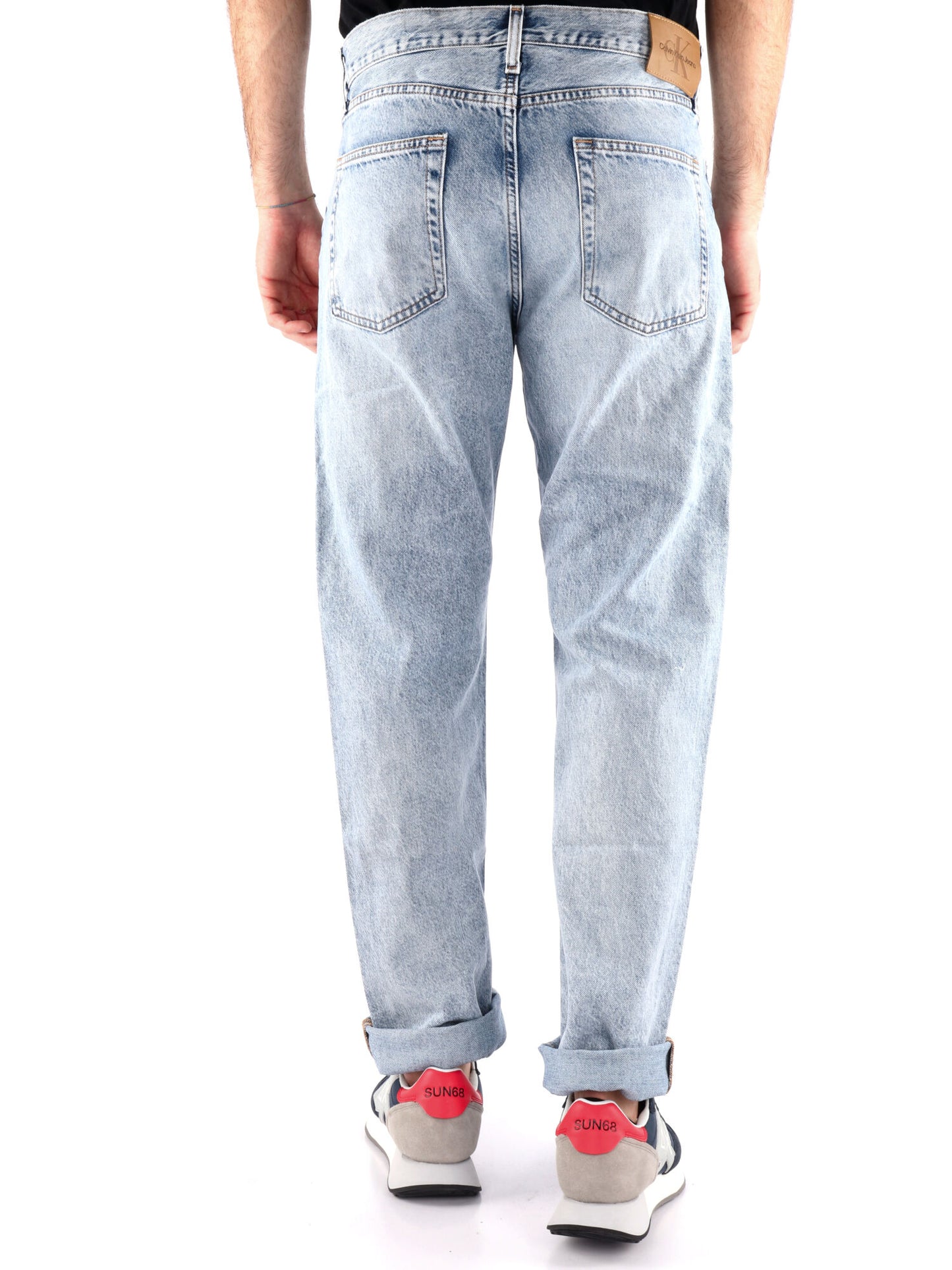 DENIM STANDARD STRAIGHT CALVIN KLEIN JEANS UOMO JEANS CHIARO