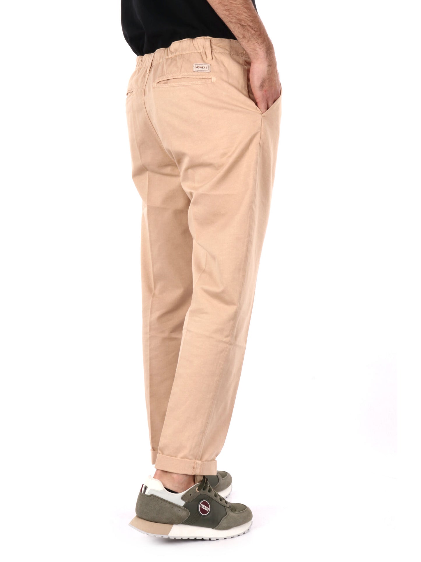 PANTALONE CON COULISSE 40WEFT UOMO BEIGE