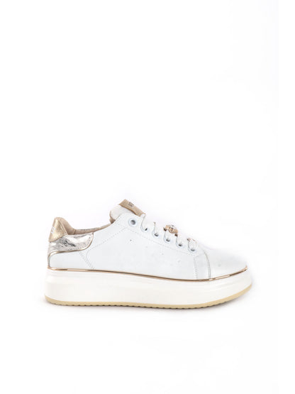 SNEAKERS CON CHARME SINISA KEYS DONNA BIANCO ORO