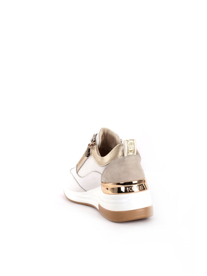 SNEAKERS CON ZEPPA SKY KEYS DONNA BIANCO ORO