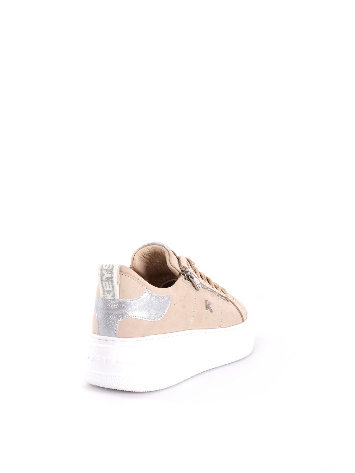 SNEAKERS CON ZIP VENUS KEYS DONNA BEIGE