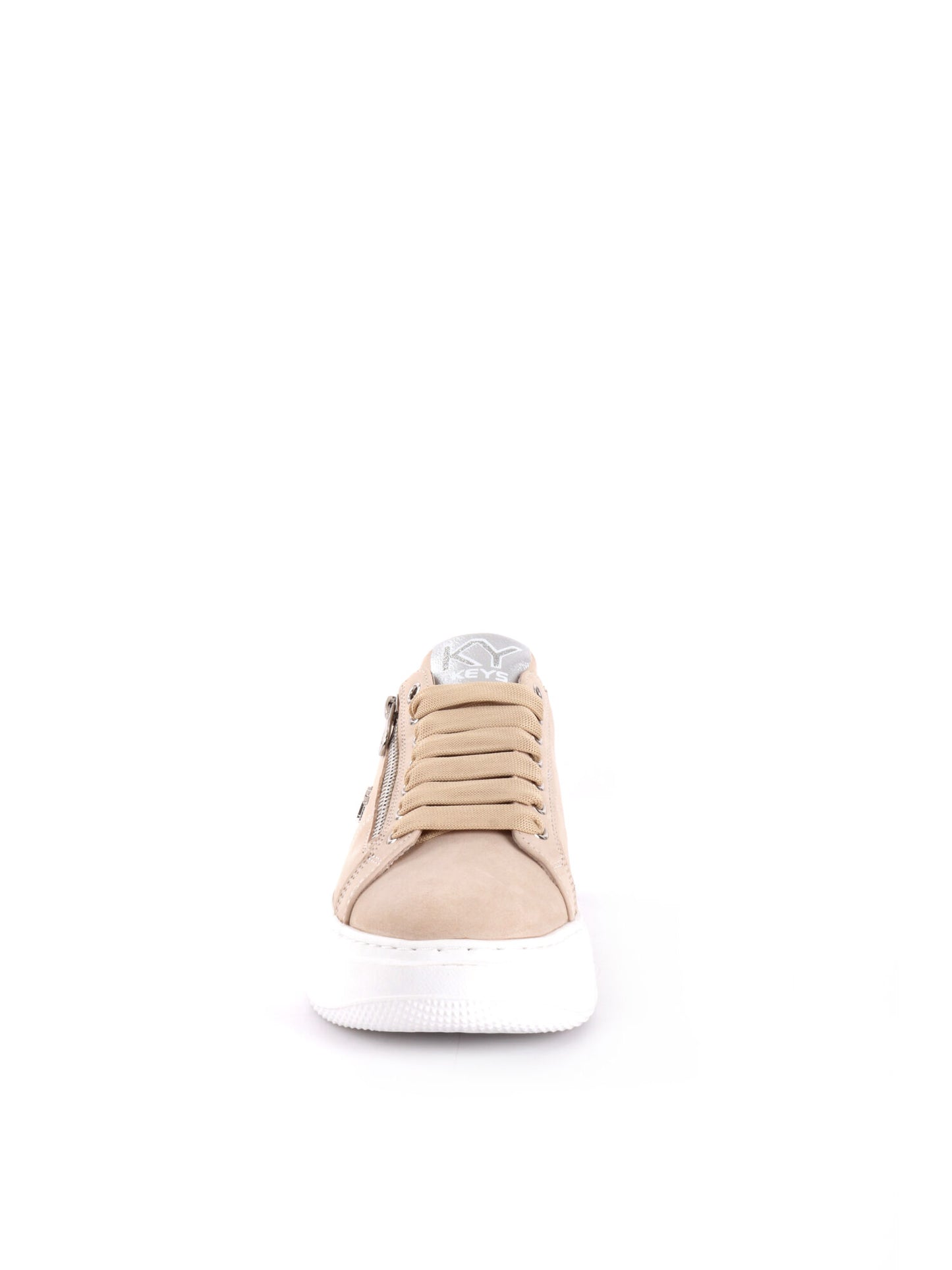 SNEAKERS CON ZIP VENUS KEYS DONNA BEIGE