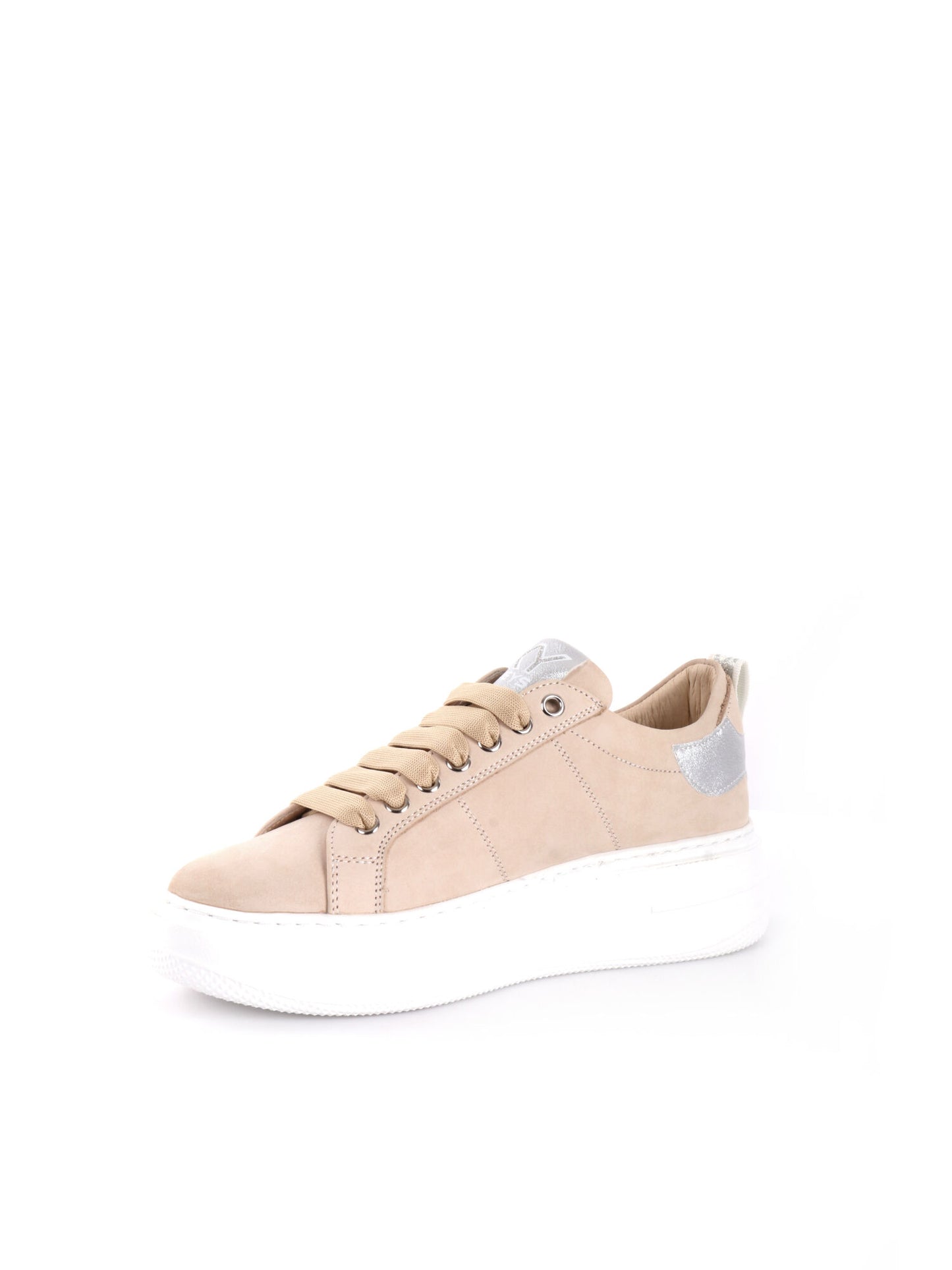 SNEAKERS CON ZIP VENUS KEYS DONNA BEIGE