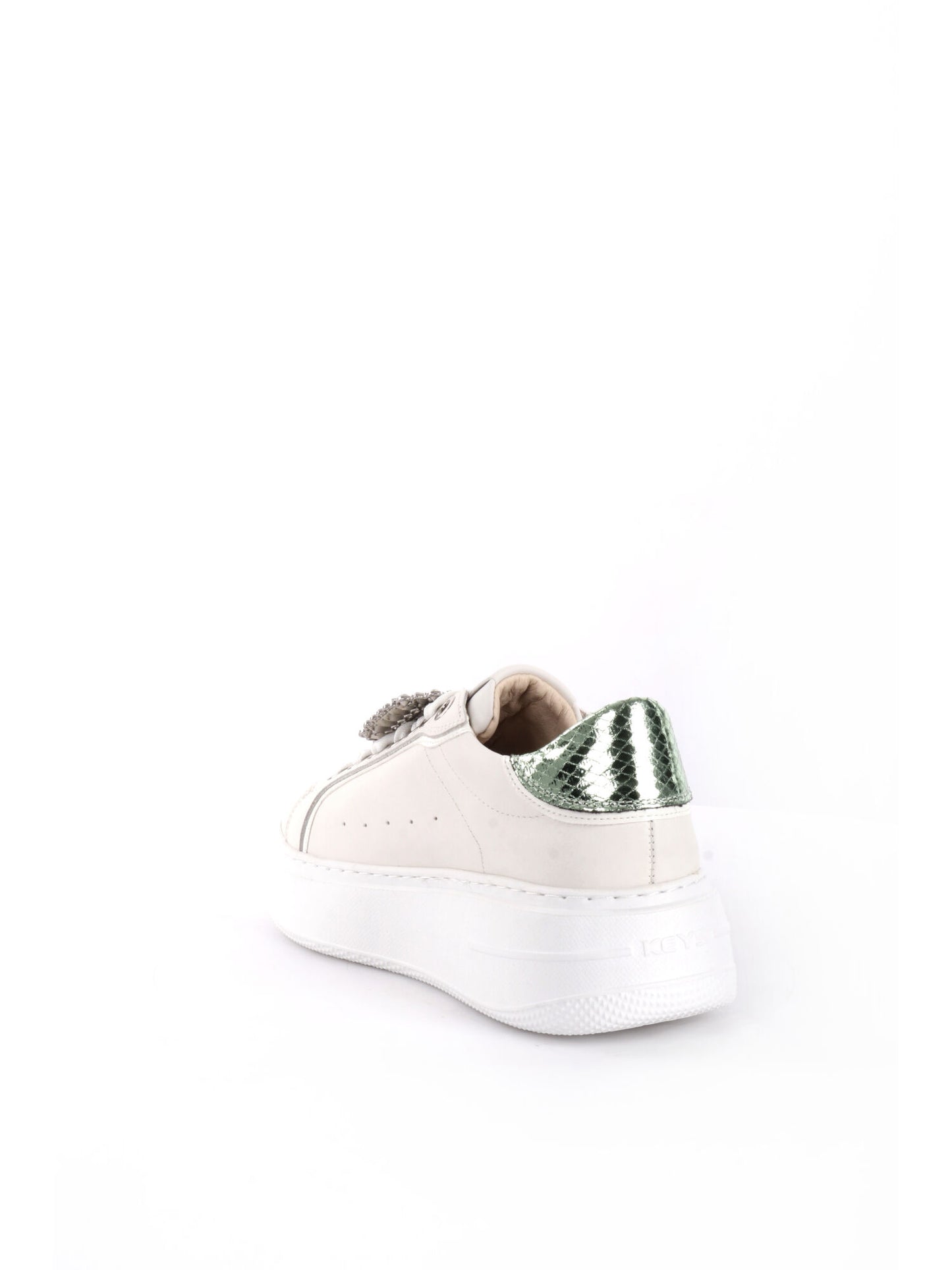 SNEAKERS PLATFORM CON CHARME VENUS KEYS DONNA BIANCO-VERDE