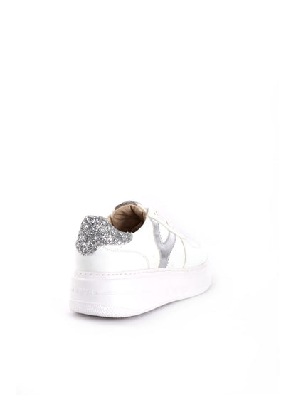 SNEAKERS PLATFORM VENUS KEYS DONNA BIANCO ARGENTO