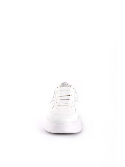 SNEAKERS PLATFORM VENUS KEYS DONNA BIANCO ARGENTO