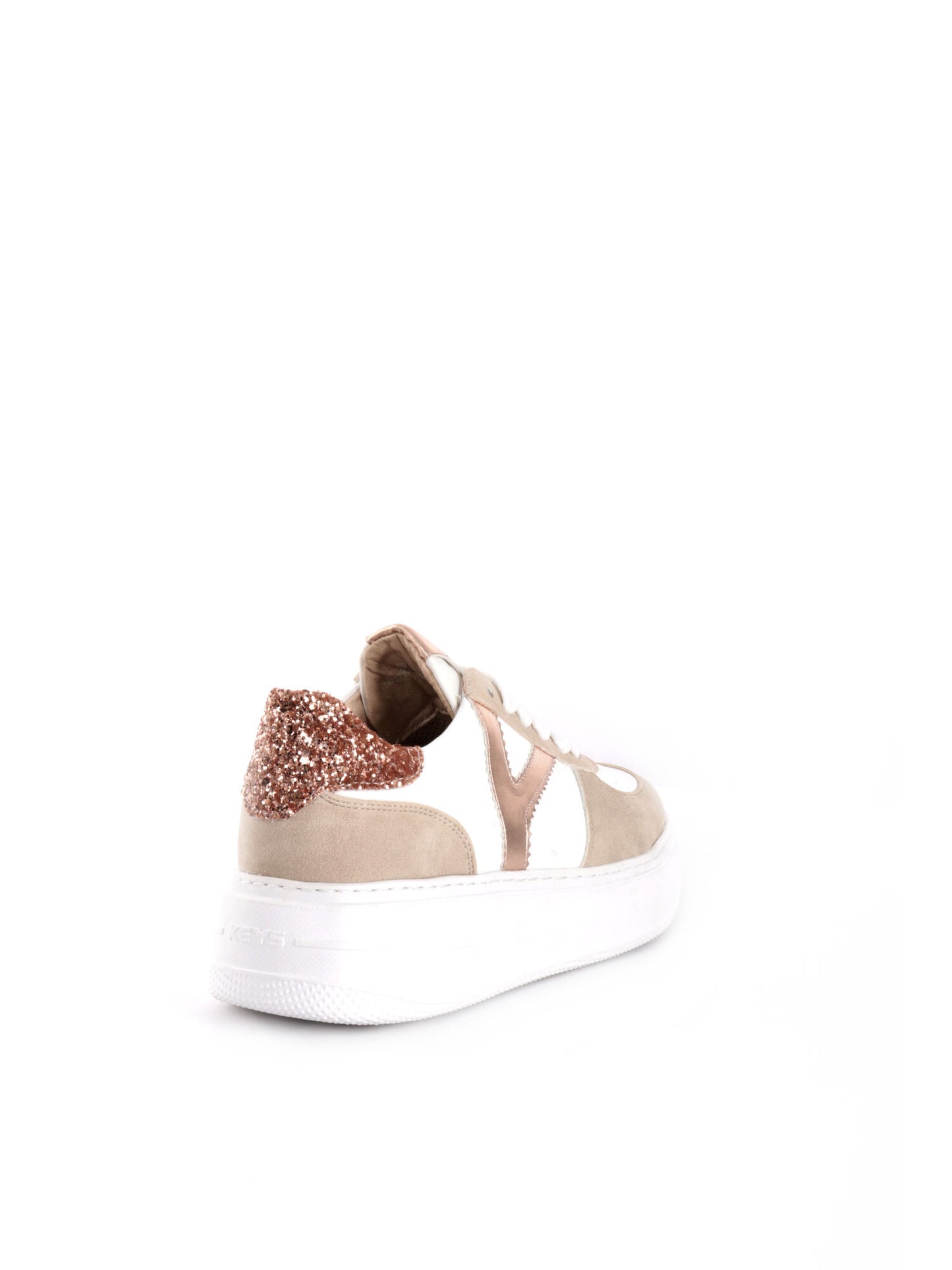 SNEAKERS PLATFORM VENUS KEYS DONNA BIANCO ROSA