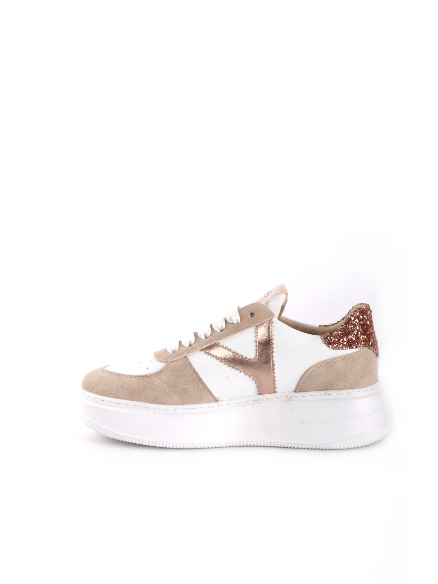 SNEAKERS PLATFORM VENUS KEYS DONNA BIANCO ROSA